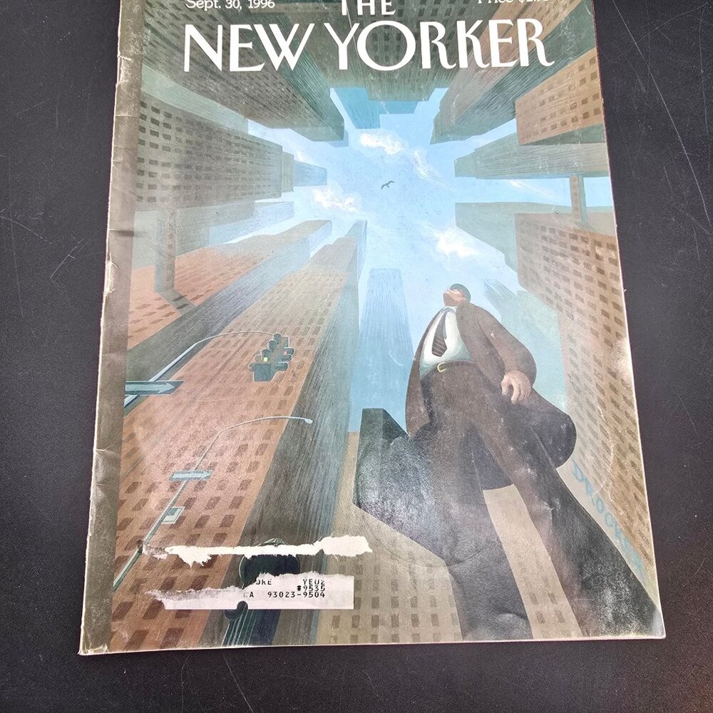 The New Yorker Magazine September 30 1996 Issue Featuring Iconic Artwork CM2215
